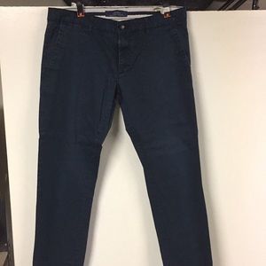 Zara navy blue chinos